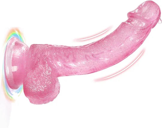 Realistic Dildos Adult Sex Toys - 7.9” Strapless Strap-On G Spot Dildos with Strong Suction Cup