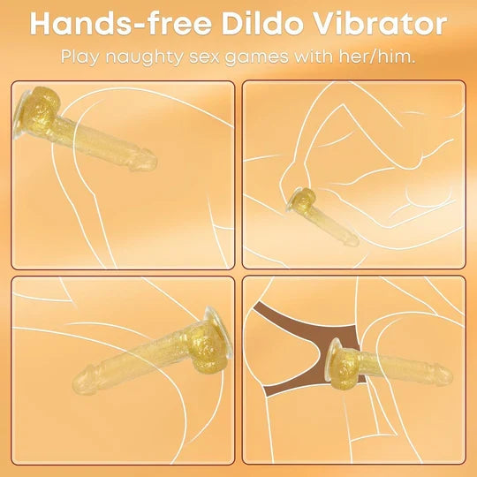 Realistic Dildos Adult Sex Toys - 7.9” Strapless Strap-On G Spot Dildos