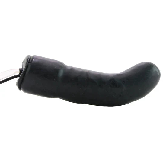 z 6 Inch Inflatable Vibrating Curved Dildo