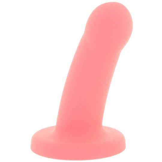 Nyx 7 Inch Silicone Dildo in Coral